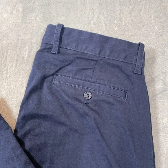 J.Crew Flex Slim Fit Chinos Mens 32x30 Navy Blue Stretch Cotton Pants - Picture 5 of 5